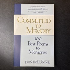 Committed to Memory by Professor Hollander, John: New picture