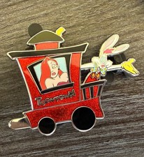 Disney Pin Disneyland Resort Train Toontown Roger Jessica Rabbit picture