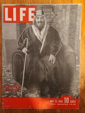 Life Magazine May 31, 1943 King Ibn Saud Saudi Arabia United Nations picture