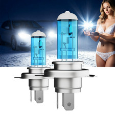 2 PCS H4/9003 Halogen Headlight Super Bright Bulbs Kit White 6000K High/Low Beam picture