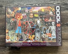 Eurographics 1000 Pc Jigsaw Puzzle HALLOWEEN DECORATION New & Sealed Pumpkins picture