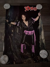 Original Vintage Poster Ronnie James Dio Heavy Metal 1980s Funky Mark Weiss picture