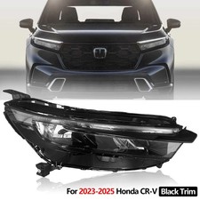 Right Side Headlight Headlamp Assembly For Honda CR-V 2023-2026 New Black Trim picture