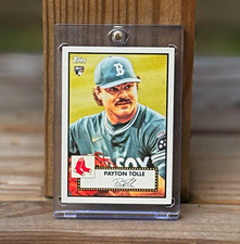 Immaculate Payton Tolle Topps 2026 Series 1 1952 Topps Baseball RC #15 Red Sox picture