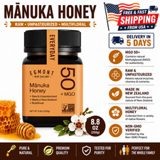 Egmont Raw Manuka Honey MGO 50+ - 100% Pure New Zealand Manuka Honey - Non-GMO - picture