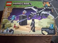 LEGO Minecraft The End Battle 21151 222pc Set 7+ Ender Dragon Enderman picture