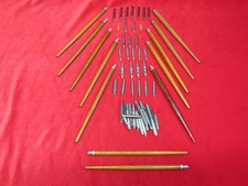 Vintage Lot Of 70 Pen Nibs. Nine Different Types, Models & Twelve Wooden Handles picture