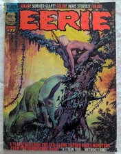 Vintage EERIE Magazine Issue Cartoon Drawing Art Rich Corben #77 Monster picture