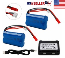 2PCS Li-ion Battery 7.4V 1500mAh w/ JST Plug for RC Car Boat Helicopter MJX T10 picture