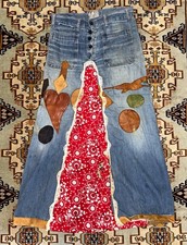 Vintage 1960s Custom Hippie Skirt - AS IS - READ DESCRIPTION picture