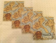Trader Sam’s Disneyland Resort Hippo Pool Puzzle Piece Coaster, set of 4 picture
