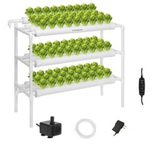 VIVOSUN Hydroponic Site Grow Kit Hydroponics System 90 108 Plant Sites picture