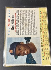 1963 Post - Bob Gibson #166 picture