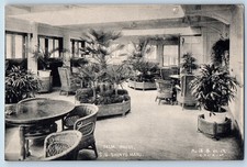 c1910's Palm House Interior S S Shinyo Maru Steamer Antique Unposted Postcard picture