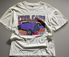 Vintage 2007 Cool Cars Sparks Nevada Hot Rod Car Show T-Shirt Jerzees Large picture