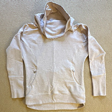 Lululemon Women's 6 Beige Pullover Logo Pockets Cotton Blend picture