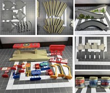 Vtg 1978-79 Matchbox Motorcity Service Station Hub Road Ramp Sign Lot 60+ Pieces picture