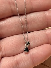 Stunning Womens 14K White Gold Over Solid Sterling Silver 0.41 CTW Sapphire... picture