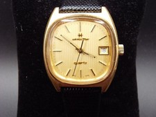 Men's Hamilton Watch 14ct GP 708004-14 Masterpiece Series Gold Dial 1970's NICE picture