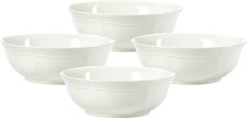 Mikasa French Countryside Cereal Bowl 7-Inch Set of 4 White 30 Ounces New picture