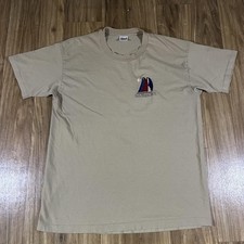 Vintage San Francisco Shirt Mens XL Beige Sailboat Tee Anvil Nautical USA Made picture