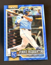 2026 Topps Chrome Royals Vinnie Pasquantino #162 Blue Wave Refractor 29/150 picture