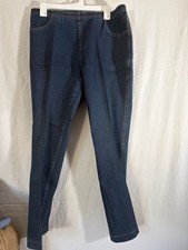 JMS Just My Size Women's Plus Size Pull-On Bootleg Jeans picture