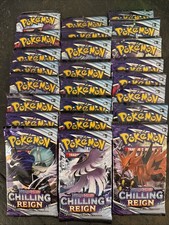24x Pokémon Chilling Reign Booster Packs Sealed SWSH English TCG Lot picture