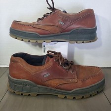 ECCO Track 25 GTX Men's 8 EU 42 Brown Leather Gore-Tex Waterproof Shoes picture