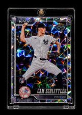 CAM SCHLITTLER ROOKIE DIAMOND REFRACTOR Topps RC 2026 Series 1 Diamante YANKEES picture
