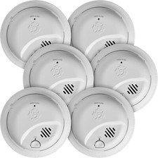 First Alert 9120B6CP/ SMI100-AC  SM6W01  Smoke Alarm - 6 Pack picture