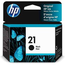 GENUINE HP 21 Black Ink Cartridge for DeskJet D1300 D1400 C9351AN picture