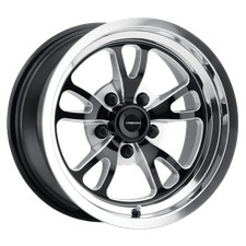 Vision American-Muscle 149 Patriot 15x10 5x114.3 +0 Gloss Black Milled Wheel picture