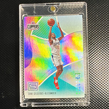 Panini 2018-19 Status Shai Gilgeous-Alexander Clippers RC #106 Aqua picture