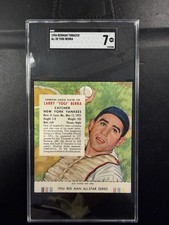 1954 Red Man Yogi Berra HOF SGC 7 NM  W/Tab Freshly Graded Pop 8 🔥🔥🔥 picture