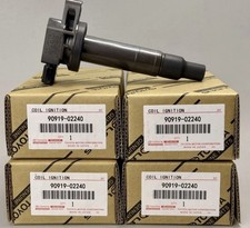 4 pack of Toyota on the plug coil, Denso 90919-02240 made in Japan. picture