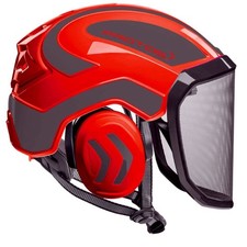 PROTOS Helmet Red & Grey Pfanner Protos Integral Arborist Helmet picture