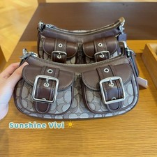 NWT Coach Ashton Bag In Signature Jacquard Leather CBJ00 SV/Oak/Maple picture