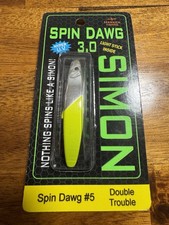 Hawken Fishing Simon Spin Dawg 3.0 “Double Trouble” Fishing Bait Trolling Lure picture