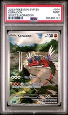 2023 POKEMON SVP EN-SV BLACK STAR PROMO #014 KORAIDON SVI ETB KORAIDON - PSA 9 picture