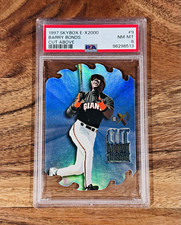 1997 SkyBox E-X2000 A Cut Above Barry Bonds #9 Giants PSA 8 picture
