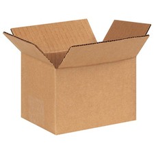 GRAINGER APPROVED 11K584 PK 25 Shipping Box,6x4x4 in 11K584 picture