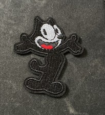 FELIX THE CAT - WORLD'S MOST FAMOUS CAT - CARTOON - Embroidered Iron-On Patch picture
