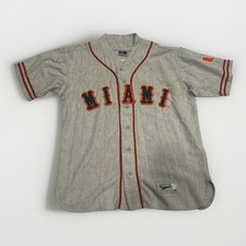 Vintage Flannels Miami  Baseball Jersey Athletics Colosseum #11 XL Size 32 picture