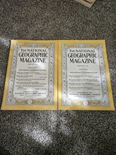 NATIONAL GEOGRAPHIC Magazine 1931 January & February - 2 Magazines picture