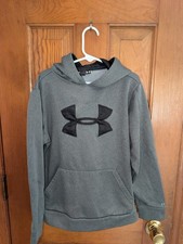Under Armour Storm 1 Loose Fit Hoodie Gray Youth Size Small  picture
