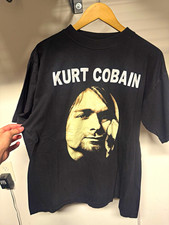 Vintage European 1990s Kurt cobain memorial band tee tagged 2xl fits xl RARE picture