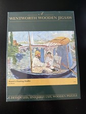 WENTWORTH WOODEN WHIMSY JIGSAW PUZZLE THE Monets Floating Studio SEALED picture