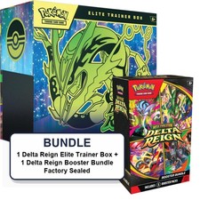 Pokemon Mega Evolution Delta Reign ETB + Booster Bundle Sealed Presale 11/6 picture