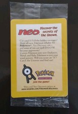 🔥 Pokemon Entei 34 NM WOTC Black Star Promo Sealed Reverse Holo Card Unown picture
